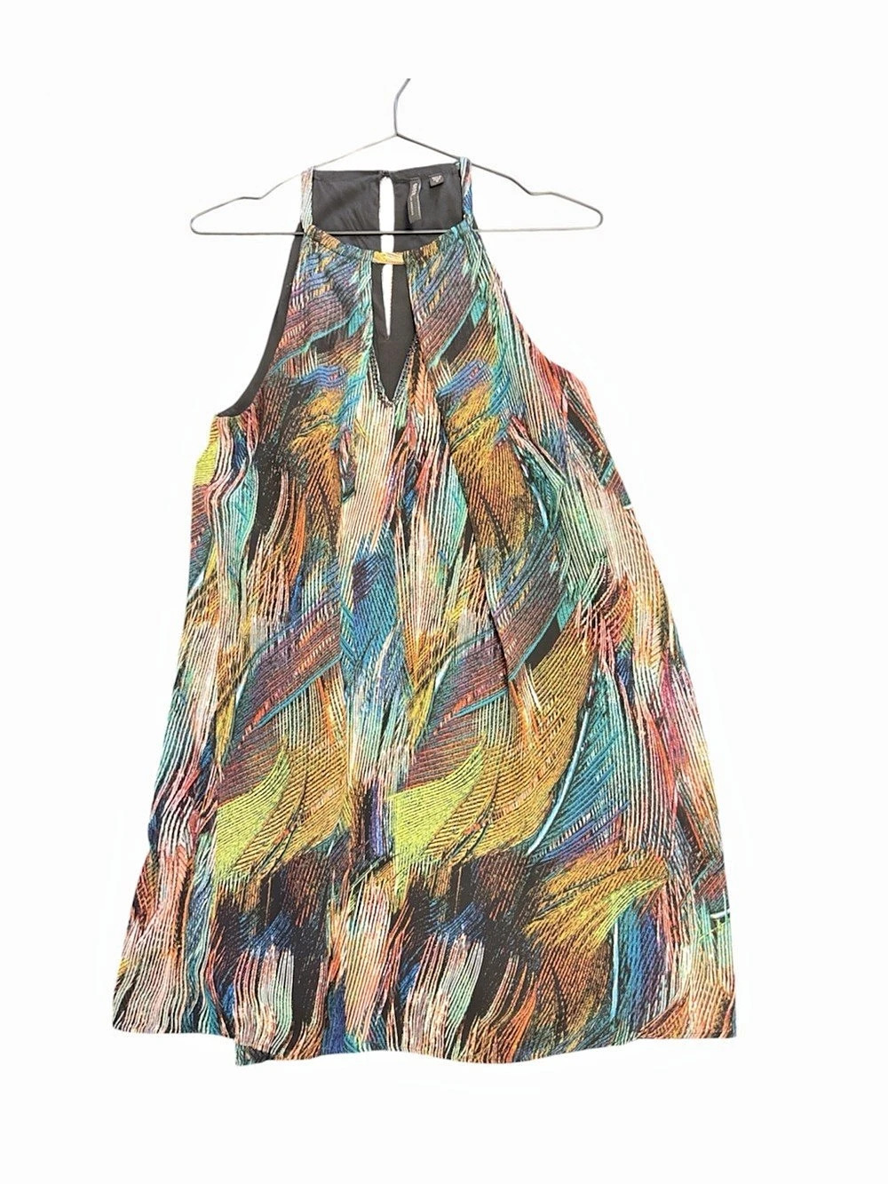 GUESS Abstract Halter Tank Top Multicolor